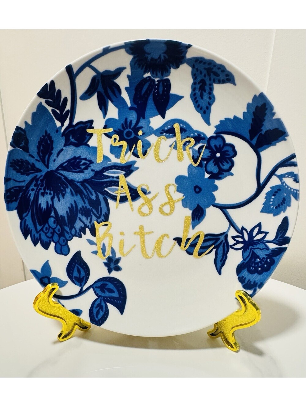 Handmade Gift Funny Humor Unique Present Novelty Antique Plate Collectable